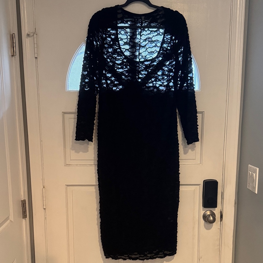 Black sheer Dress